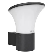 Applique da esterno belen in alluminio grafite e27 ip44