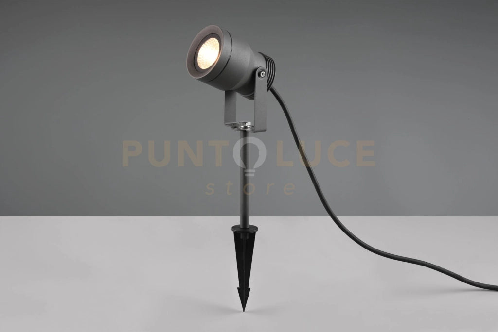 MAREB PICCHETTO LED 11W 1000lm, 3000K DA ESTERNO FUSIONE ALLUMINIO ANTRACITE H.42,5CM IP65