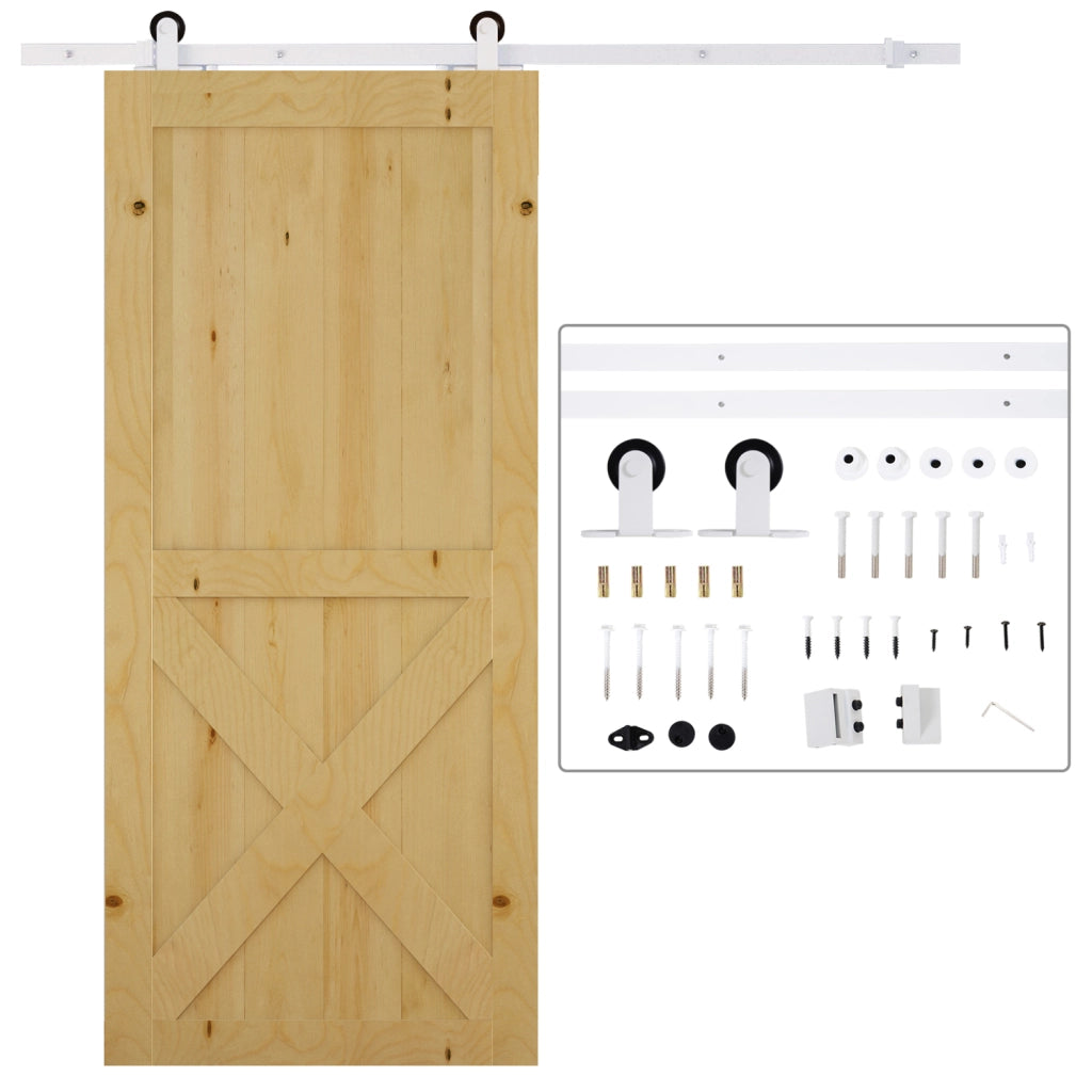 Porta Scorrevole con Binario 183cm ¨C Minimal ¨C Bianco