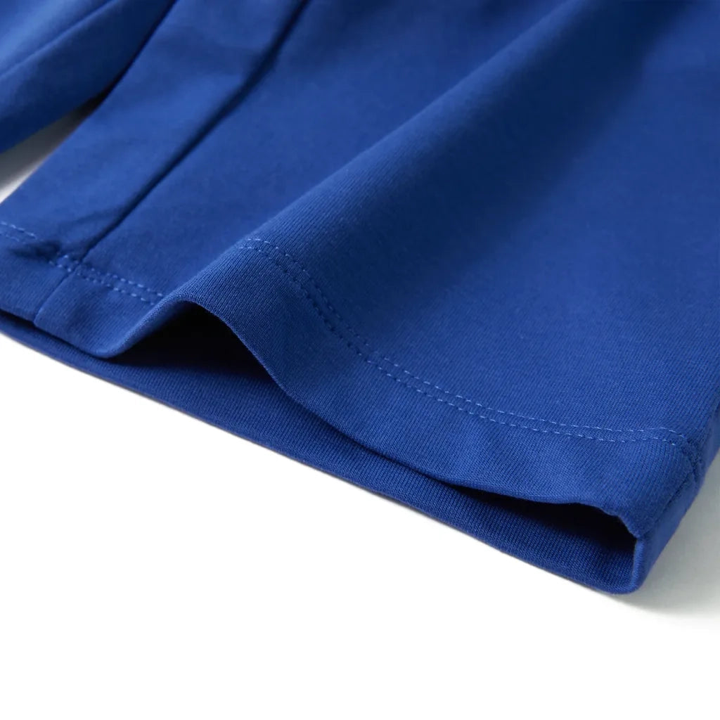 Pantaloni per Bambini a Gamba Larga Blu Cobalto 140 11038