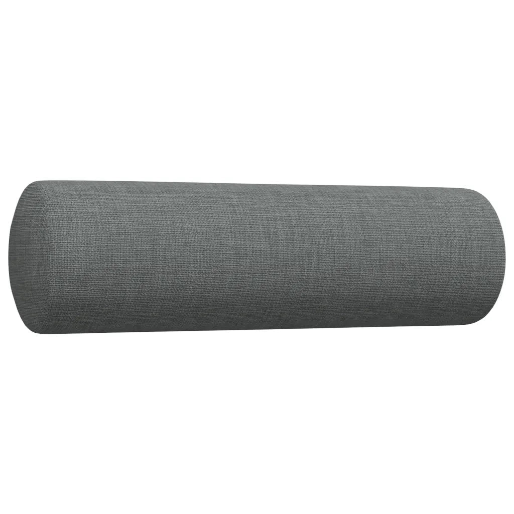 Set di Divani 2 pz con Cuscini Grigio Scuro in Tessuto 3278336