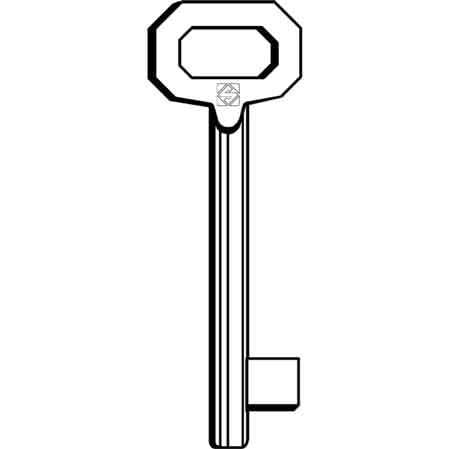 CHIAVE TIPO PATENT ACCIAIO 5011 - PASSEPARTOUT - 5 pezzi- SILCA