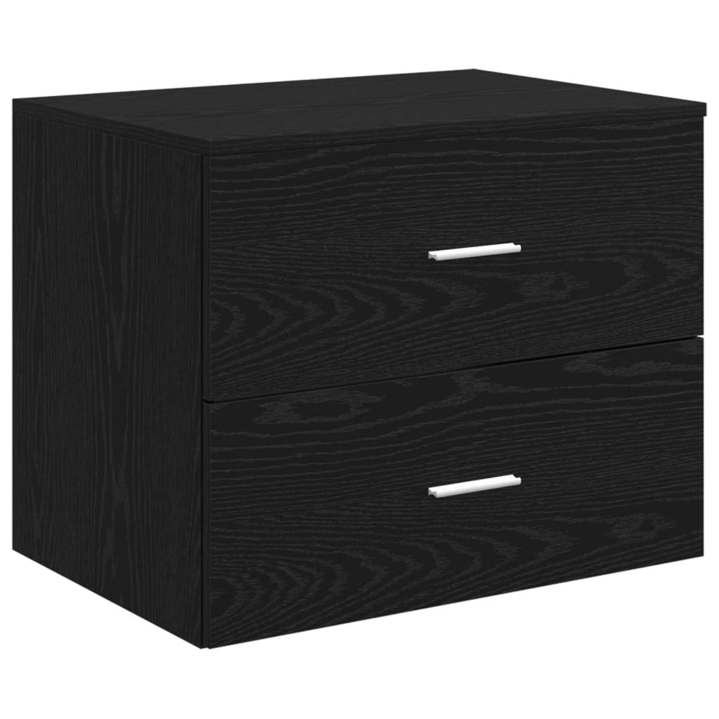 Set di mobili per il bagno 5 pz Rovere Nero 3407008