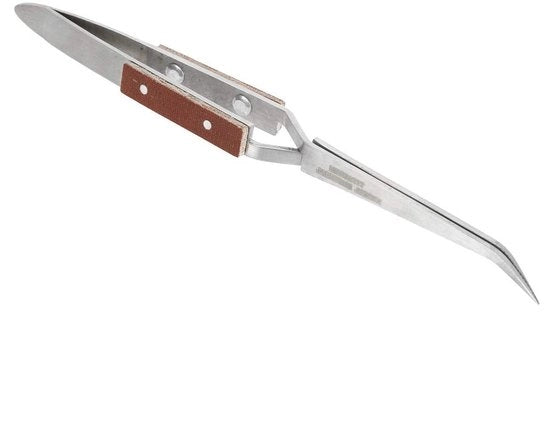 Pincetta di serraggio - Accessorio per gioielli - Resistente e termicamente stabile - Acciaio - Strumentazione per gioiellieri - Ideale per saldare - Adatto per...