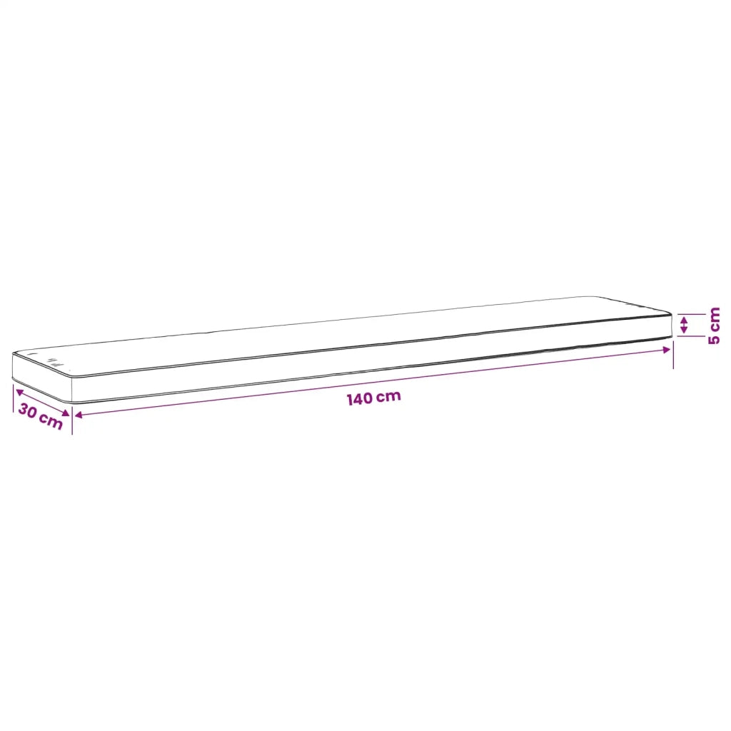 Cuscini per Panchina a 2 Pezzi VUGHT 2 pcs 100% Poliestere 950651