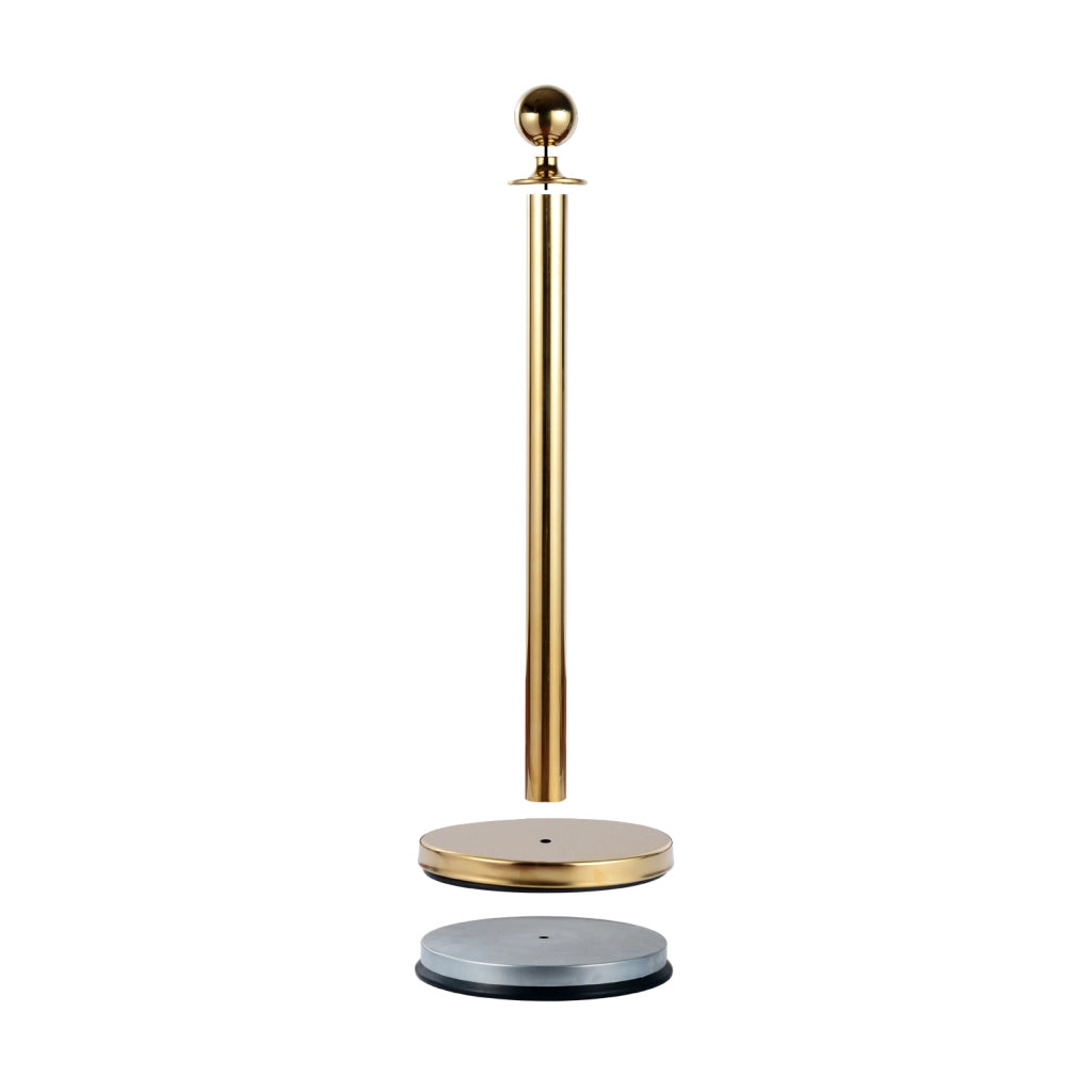 Colonnina Segnapercorso per Code ¨C Minimal ¨C Acciaio Rosso e Oro