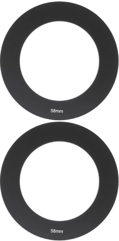 2 Adattatori per Filter 58 mm per Serie Cokin