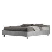 BS COM Letto matrimoniale contenitore 160x190 cemento