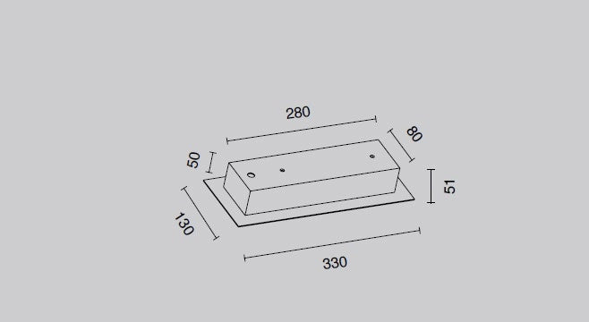 COVER PER DRIVER 100/200W NERO