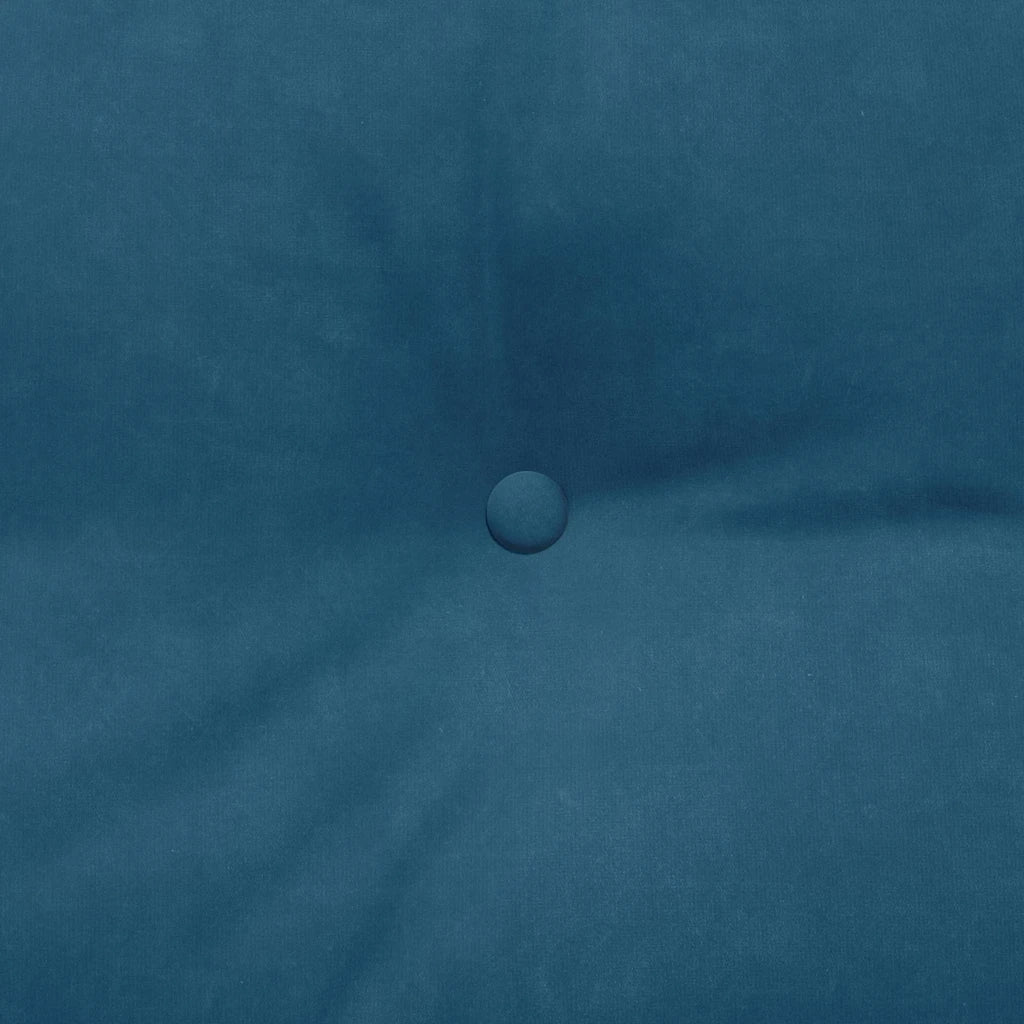 Cuscino per Schiena Blu 100 x 24 x 50 cm Velluto 42014457