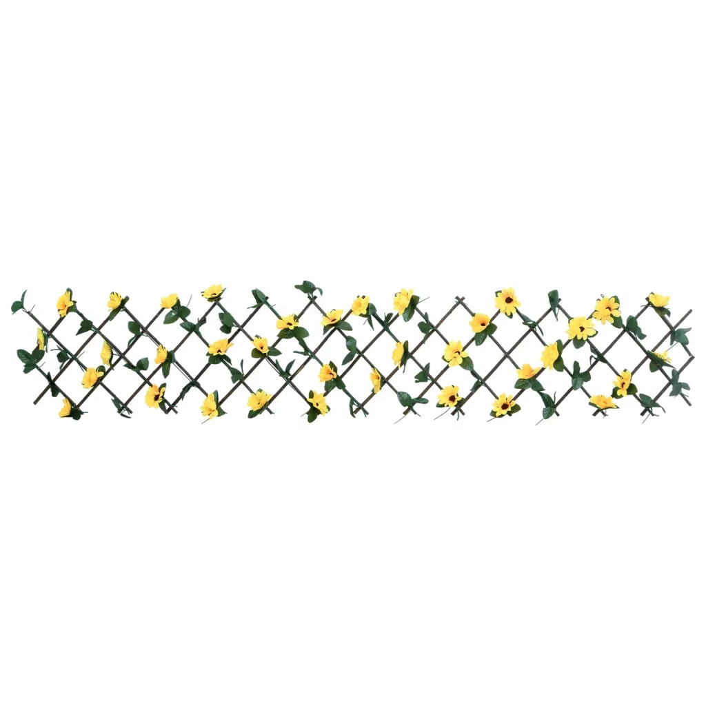 Traliccio Edera Artificiale Espandibile 5pz Giallo 180x20 cm 366597