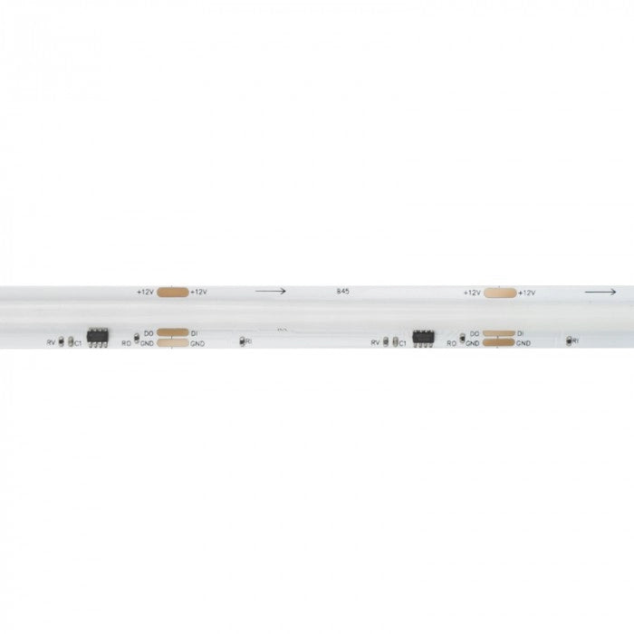Striscia LED COB digitale 12V RGB+6000K 720/m 5m Ecolight