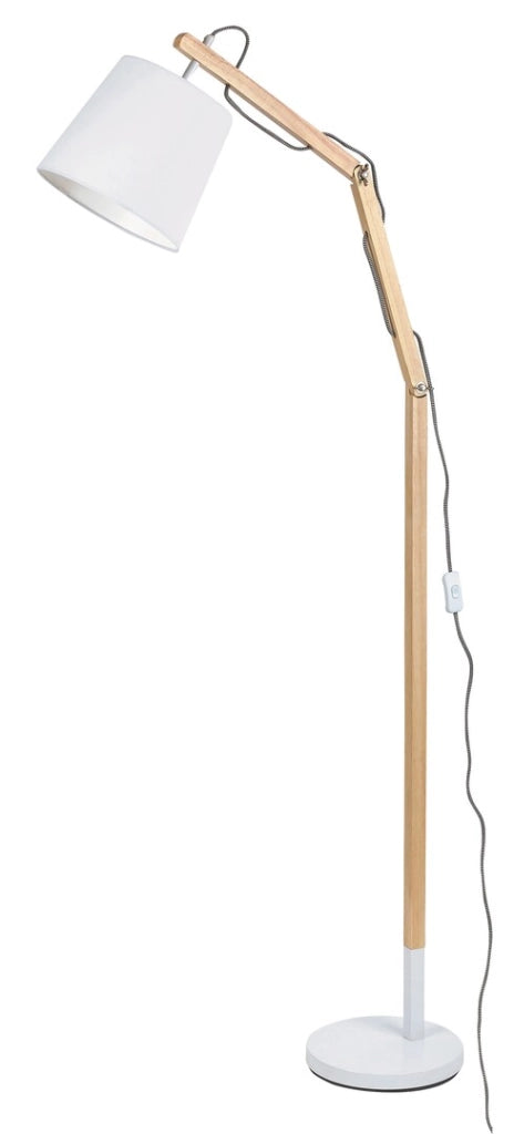 Lampada da terra in legno regolabile E27 60W Rabalux Thomas 4192