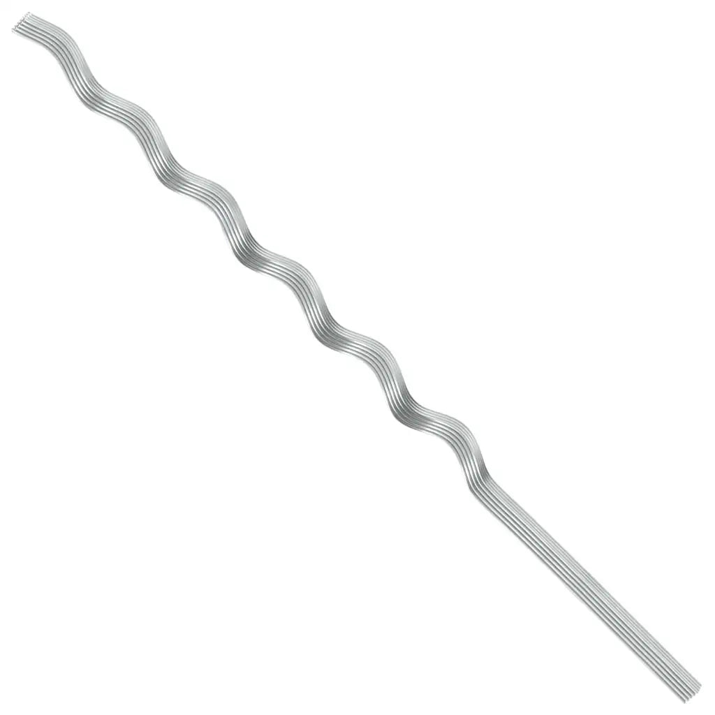 Supporto per piante 20 pcs Argento 150 x 0,6 x 0,6 cm Acciaio 4107050