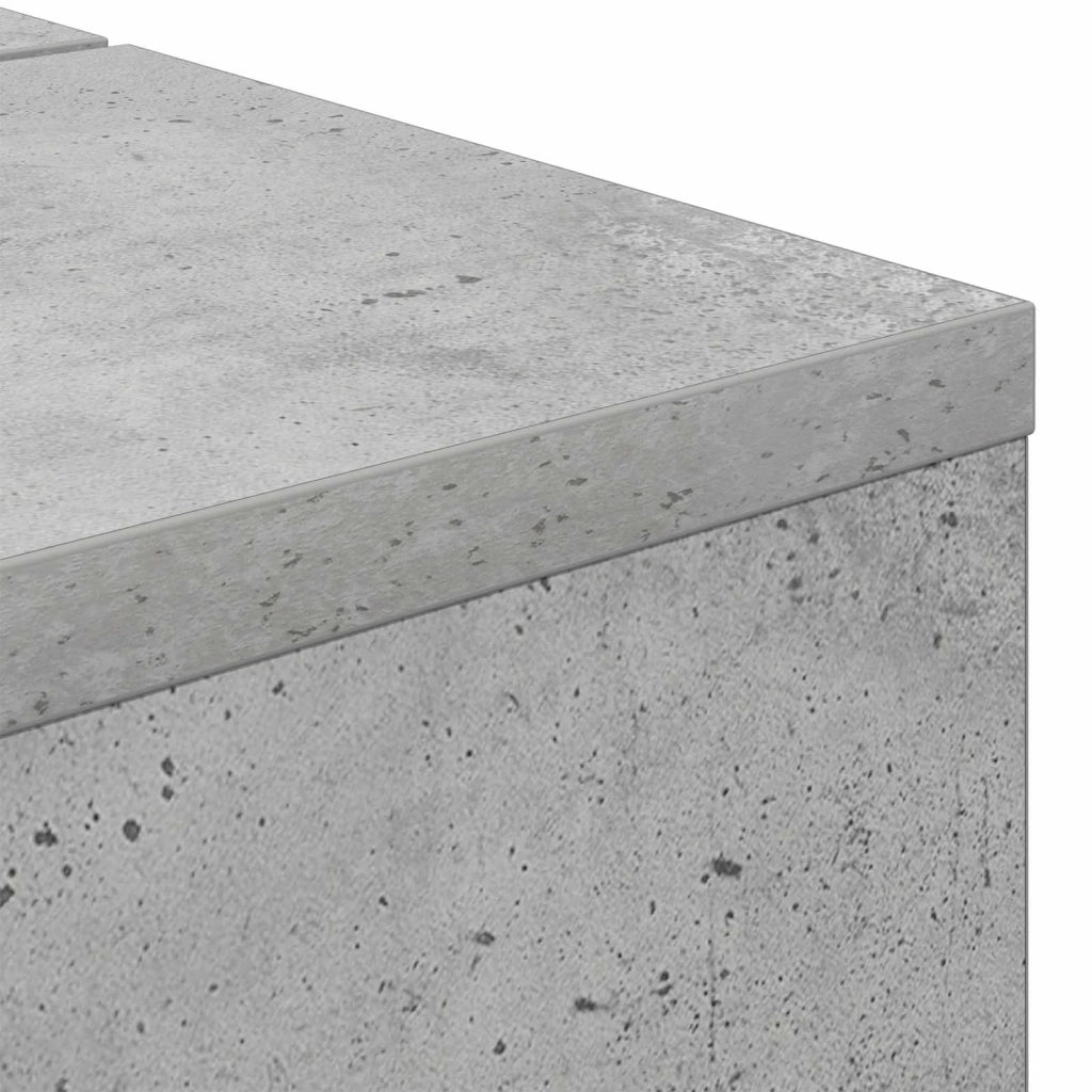 Scrivania studio Grigio Cemento 152 x 40 x 19,5 cm 8006671