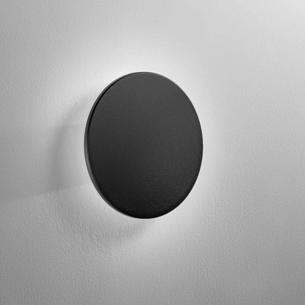 PLAFONIERA LED ZODIAC 18W IP65 D.25X4,7CM NERA