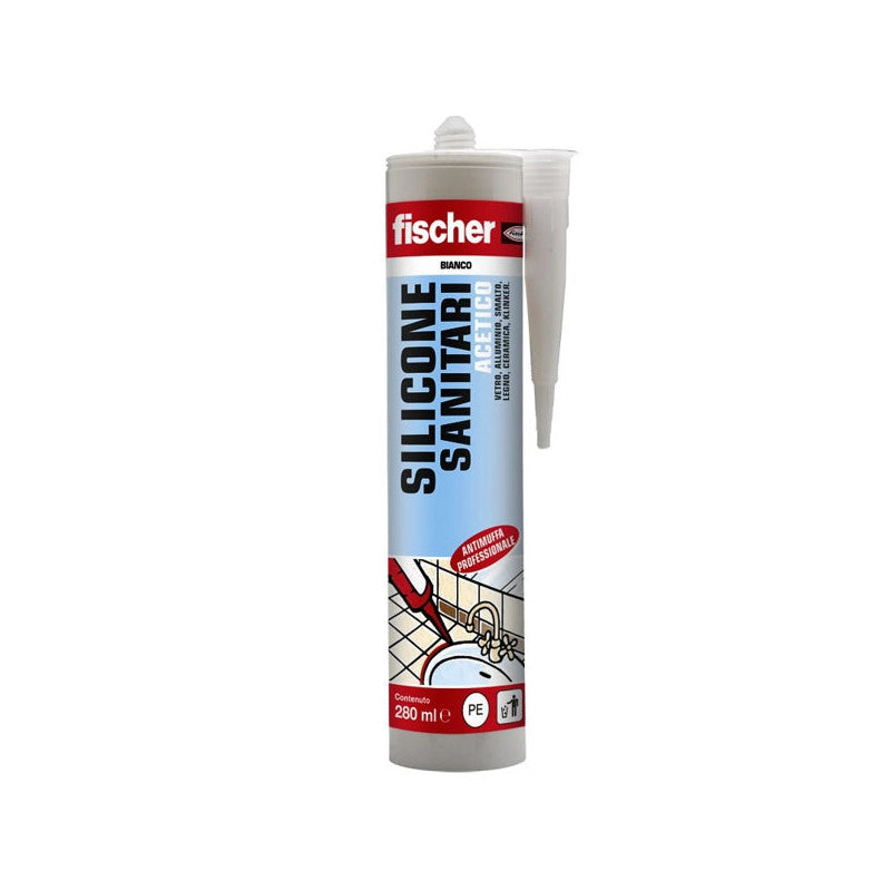 Silicone Acetico Sas280 Bianco Ml 280 Fischer