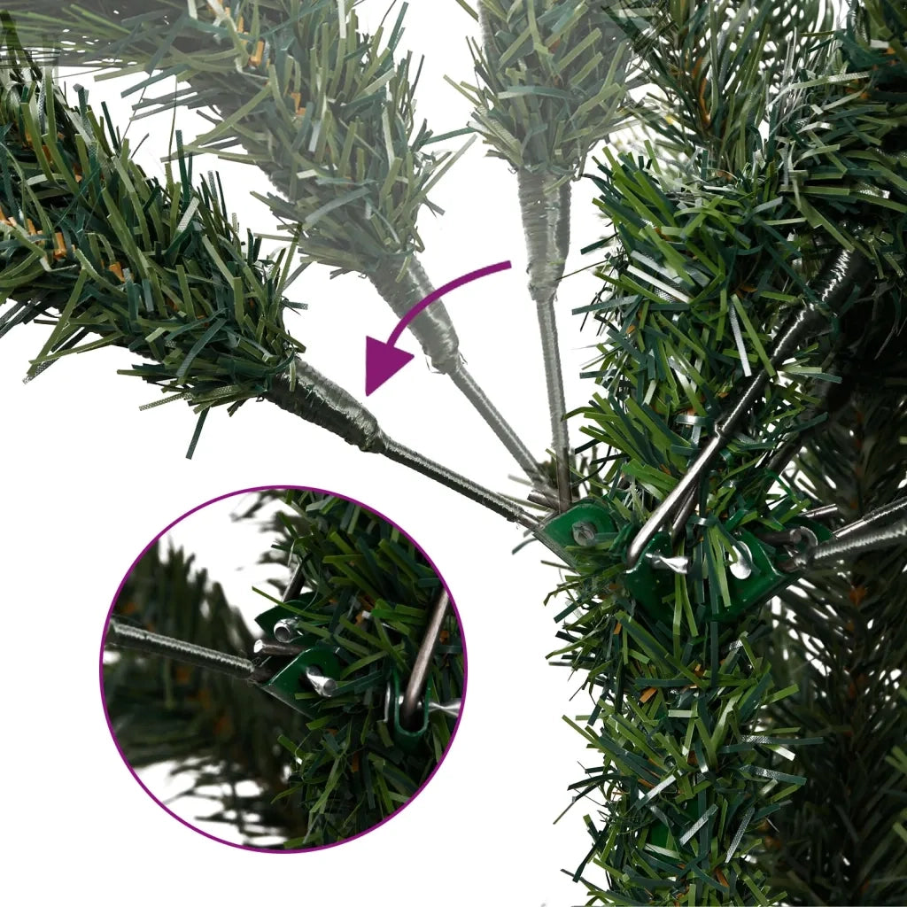 Albero di Natale Artificiale Sottile con 300 LED 180 cm 3315780