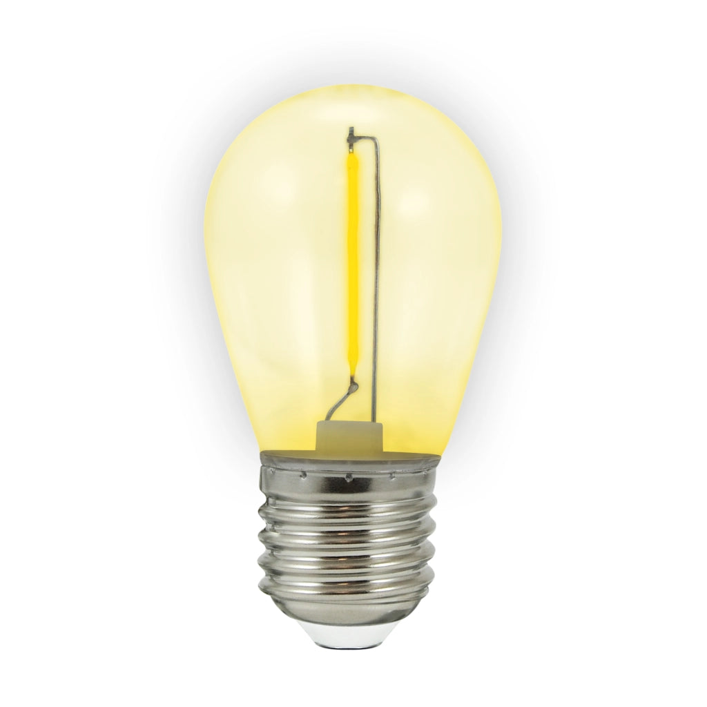 Polux 2x Lampadine LED Neon 36V E27 2200K Gialle
