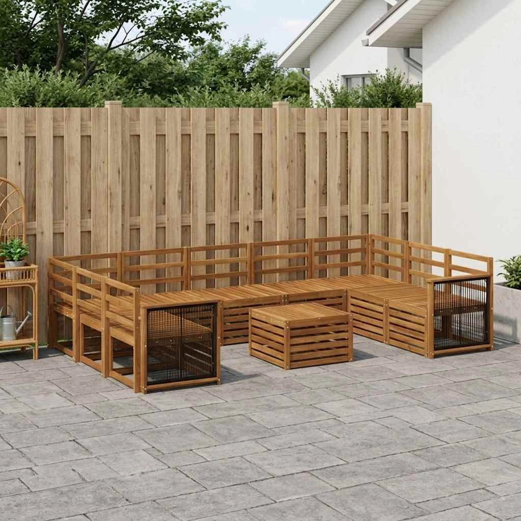 Set divani Legno di Acacia Massello 3384860
