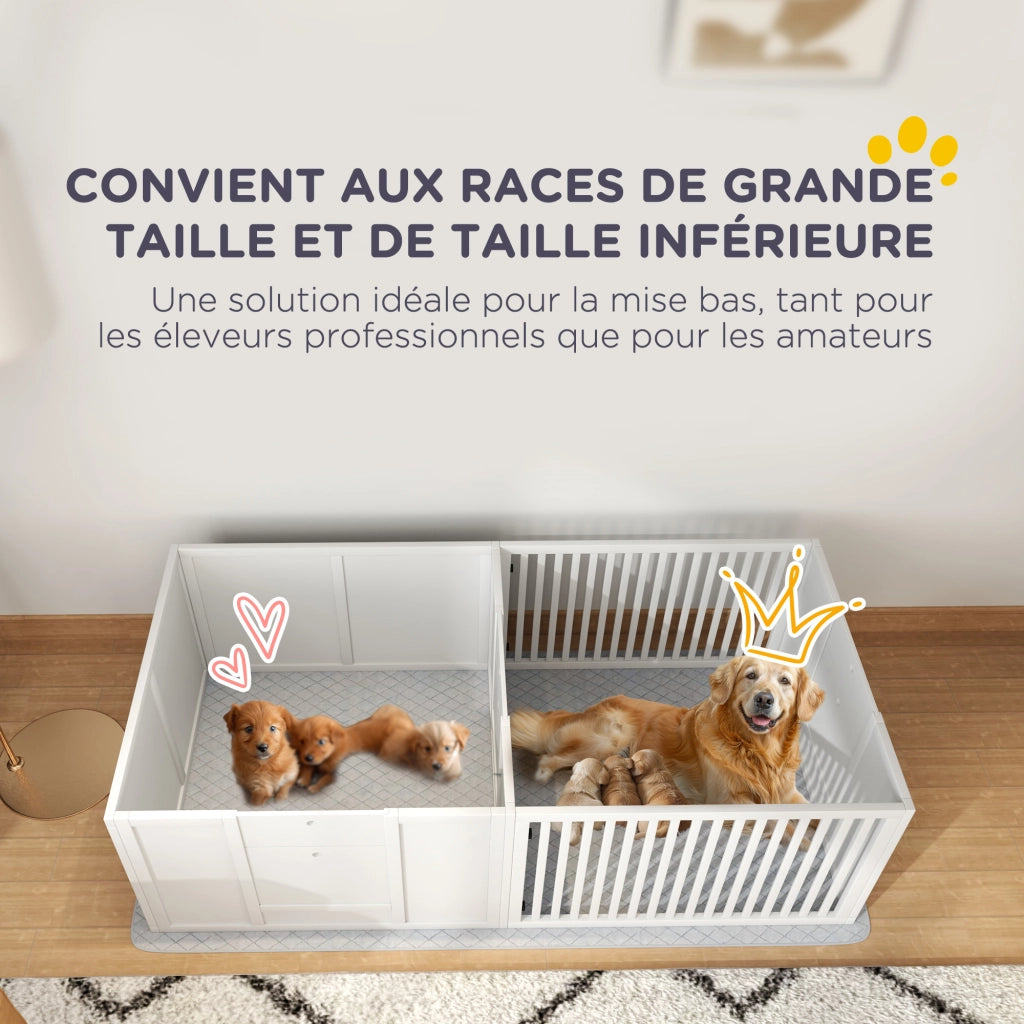 Cuccia per Cani e Cuccioli ¨C Minimal ¨C 166x80x50 cm, Bianco