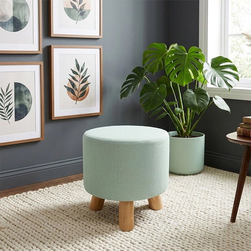 Pouf divano, pouf poggiapiedi verde tiffany – Nemo - SG20NEPL