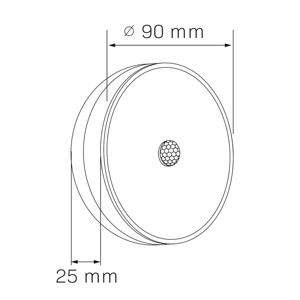 Luce sottopensile LED con sensore, 3xAAA Polux 322081