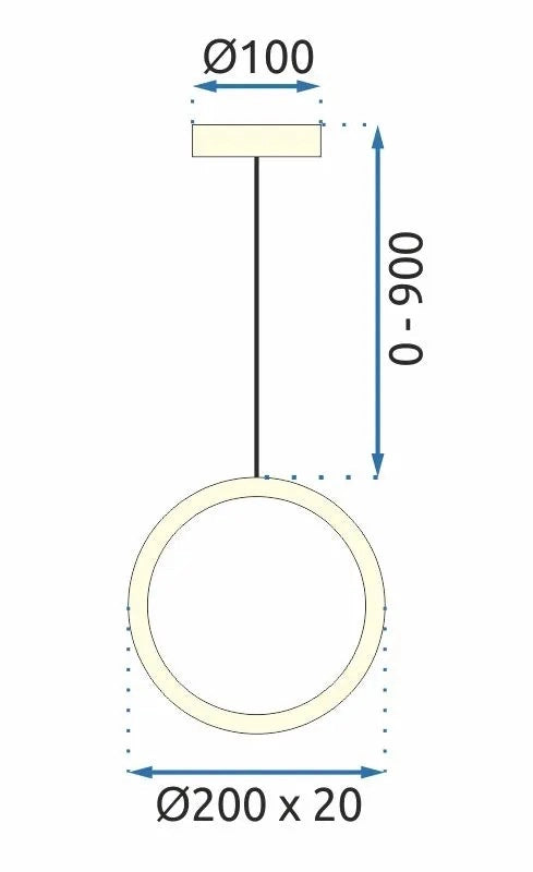 Lampada A Sospensione Led G112-cp Gold