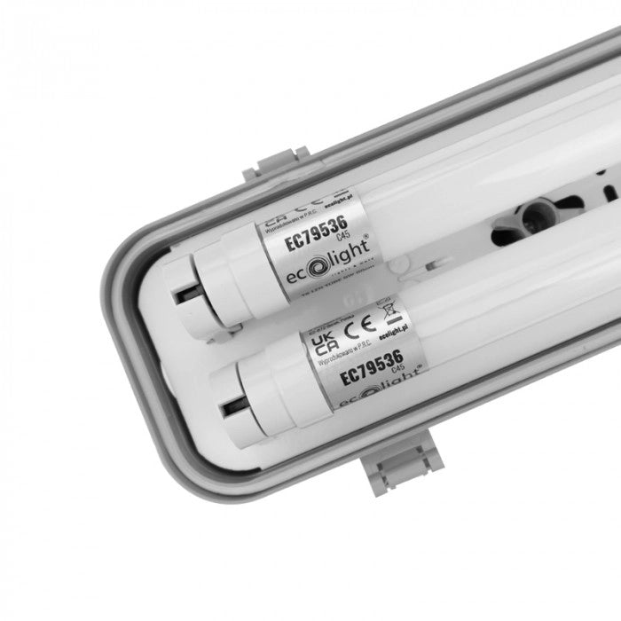 Plafoniera LED stagna 2xT8 60 cm IP65 Ecolight