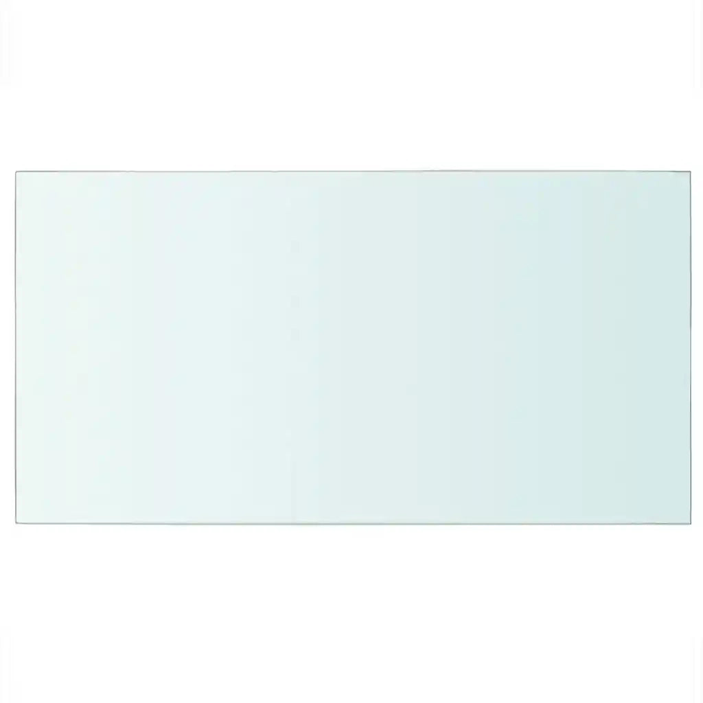 Mensole-Ripiani-Scaffale in Vetro Trasparente 2 pz 40x25 cm
