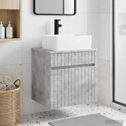 Mobile lavabo da parete Grigio Cemento 49 x 41 x 63 cm 890585