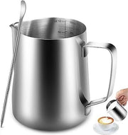 Impastatore per latte - 8W x 9,5H cm - Argento - 400ml
