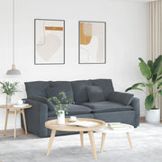Divano Modulare con Cuscini Grigio Scuro 3321130