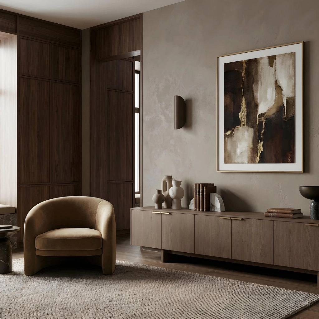 Applique moderna Barbos 2xG9 marrone metallo Luminex