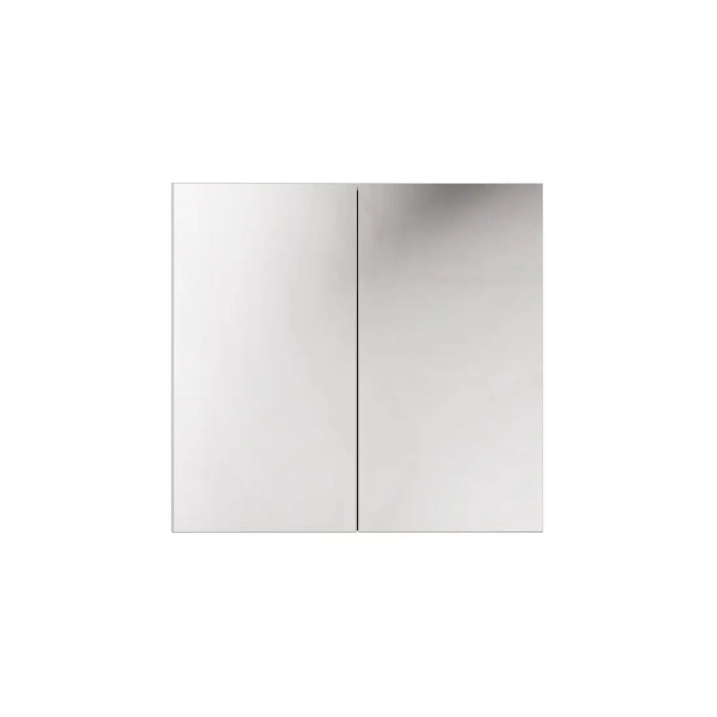 Mobile alto specchio BRAZZA – 2 porte – Colore marrone congo – L80 x H75 cm – Da appendere