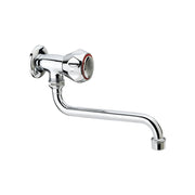 RUBINETTO Singolo Snodato a Parete CANNA SOTTO 1/2"