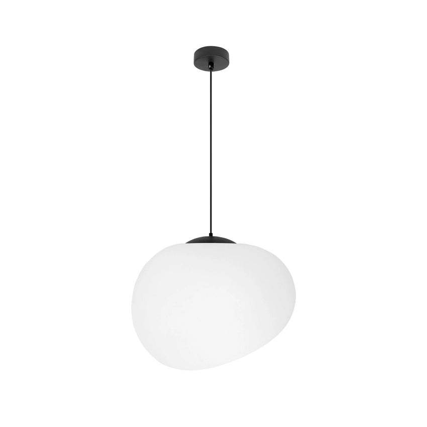 Lampada a sospensione Stones bianca Ø30 E27 Candellux