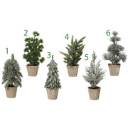 Mini albero natalizio da interno 20 cm