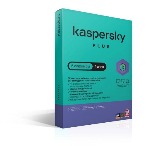 Kaspersky plus 5dev 1y superslim box - KL1042T5EFS-SSB