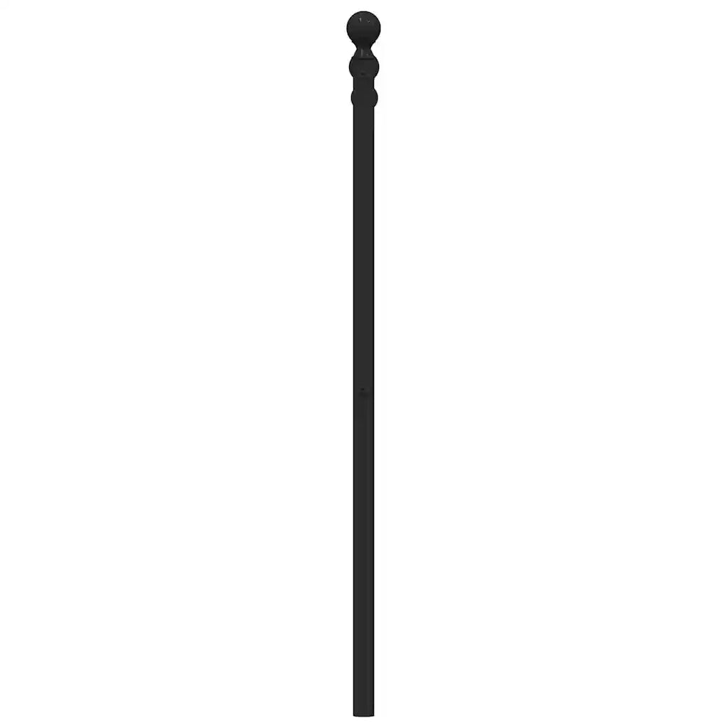 Testiera-Testata del letto in Metallo Nero 193 cm