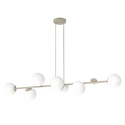 Lampada a sospensione MAGNUS 8xE14 beige Emibig