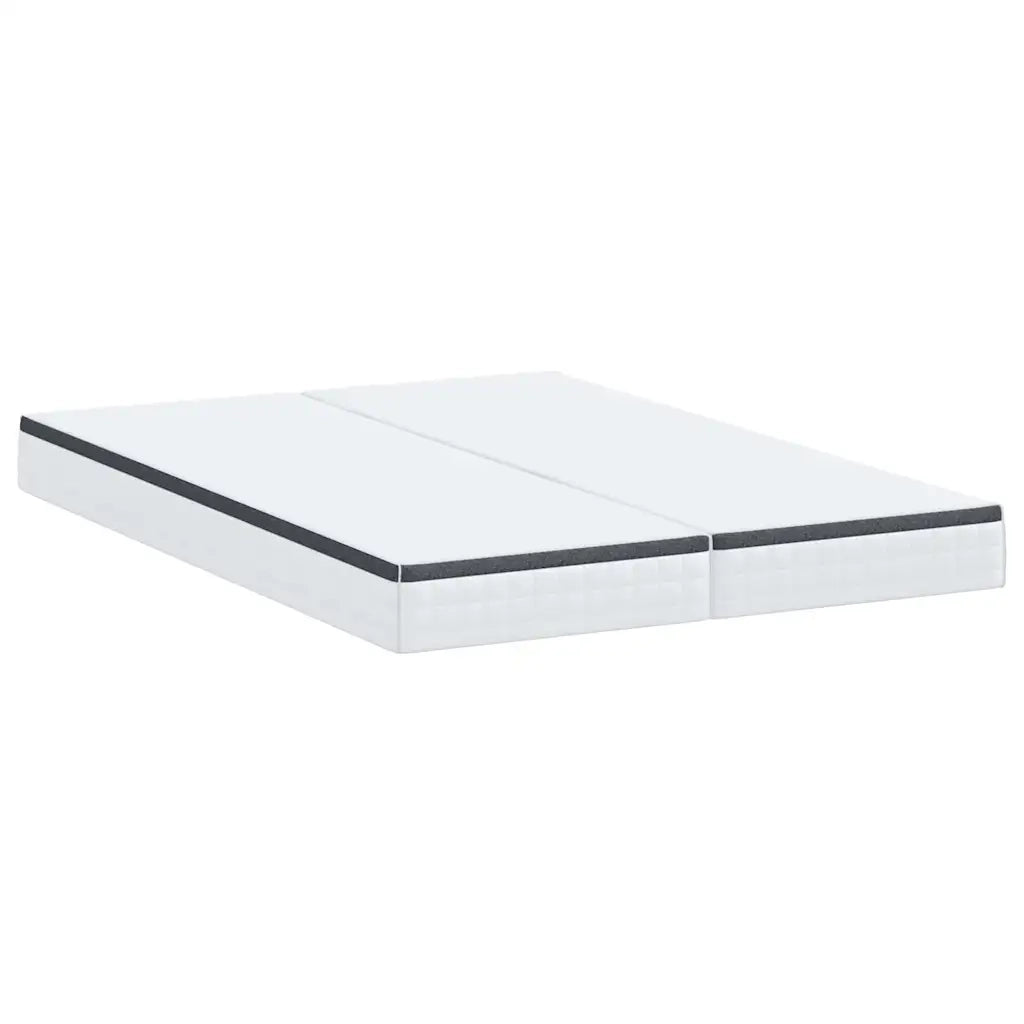 Materasso 2 pz-Set di 2 Materasso Bianco e Grigio 70 x 200 cm Molla Bonell