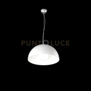 CUP SOSPENSIONE D.35 CM. 1 LUCE BIANCO 1144-S35-BI