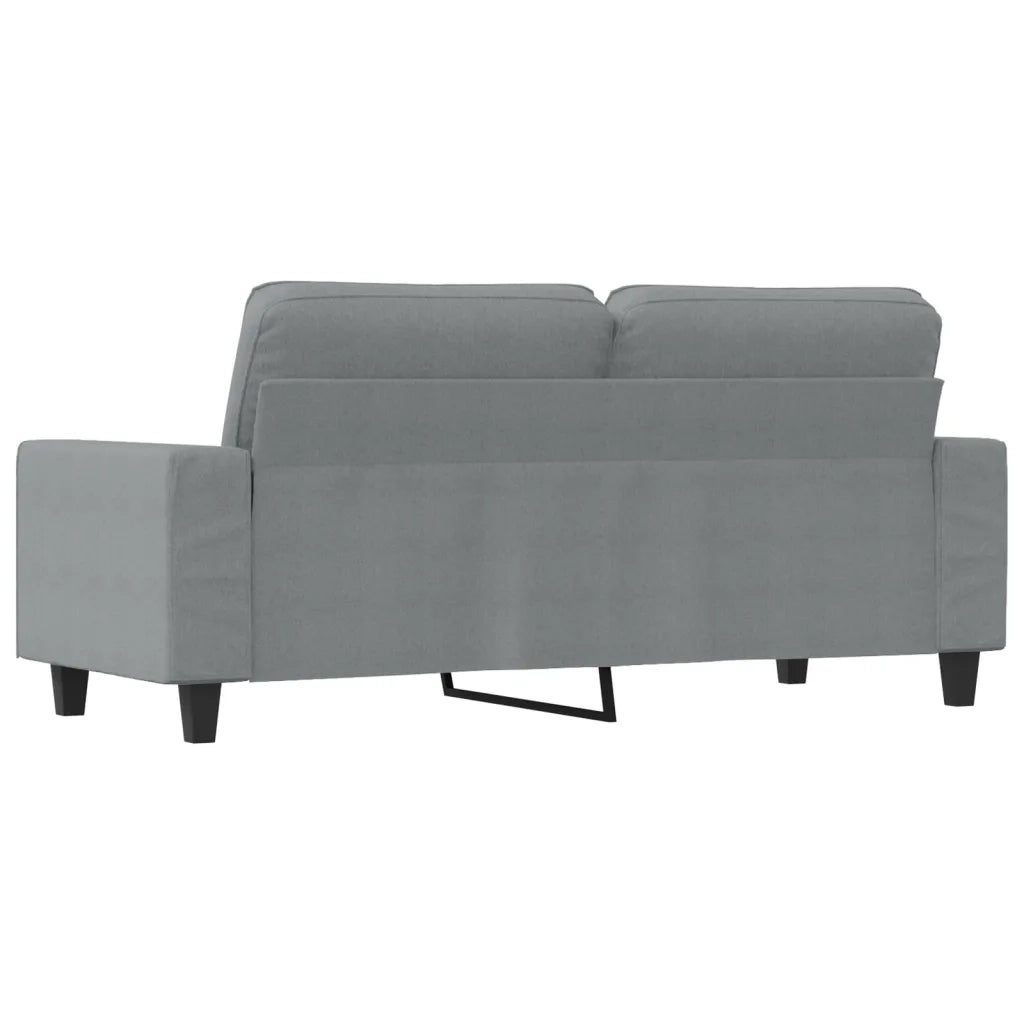 Divano a 2 Posti-Sofa 2 Posti Grigio Chiaro 140 cm in Tessuto 695640