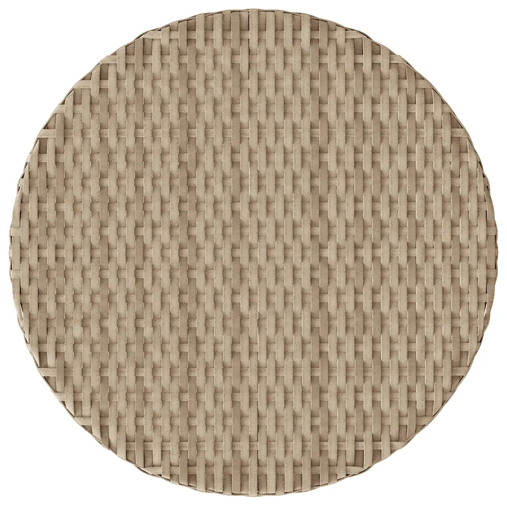 Set da Bistrò 3 pz con Cuscini Beige Misto in Polyrattan 365253