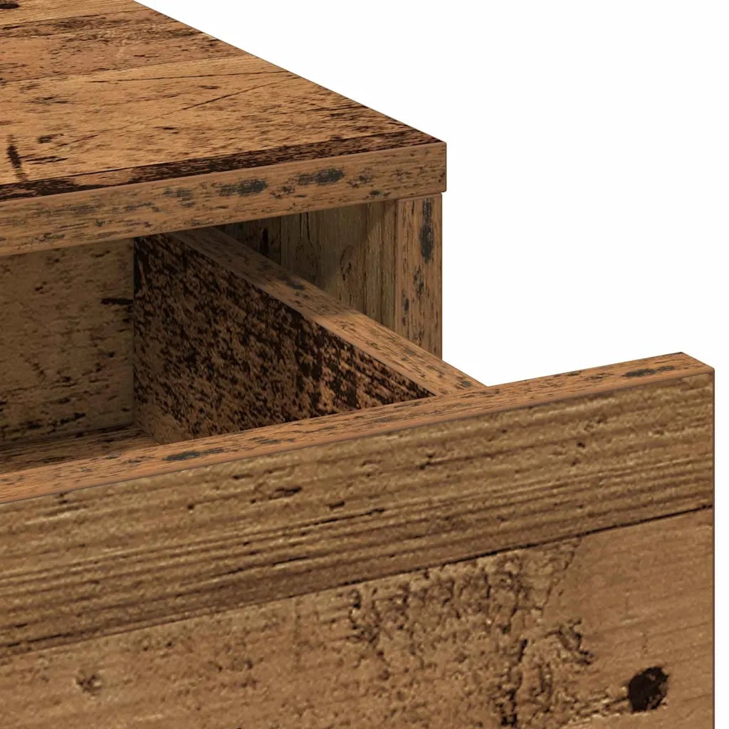 Tavolo da Trucco con cassetto 2 pcs Marrone Legno multistrato 3334270