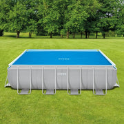 INTEX Copertura Solare per Piscina Blu 378x186 cm in Polietilene 93304