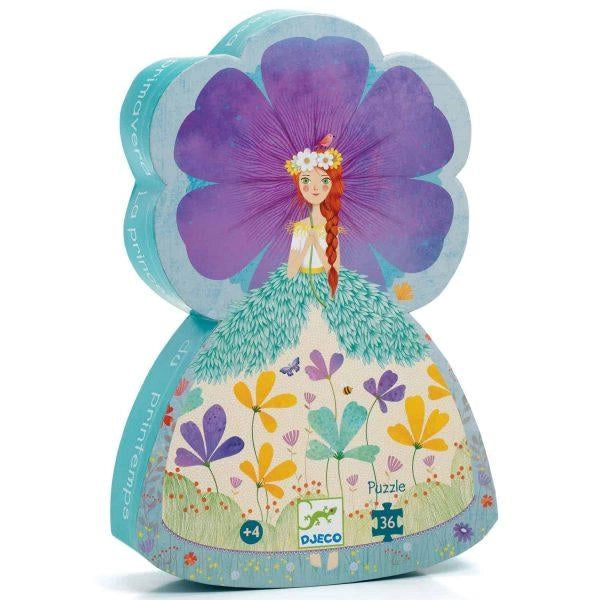 Puzzle,La principessa di Primavera, 36 pezzi,Djeco,Eta 4+