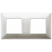 VIMAR PLANA - PLACCA 4M (2+2) INT71 NICHEL OPACO