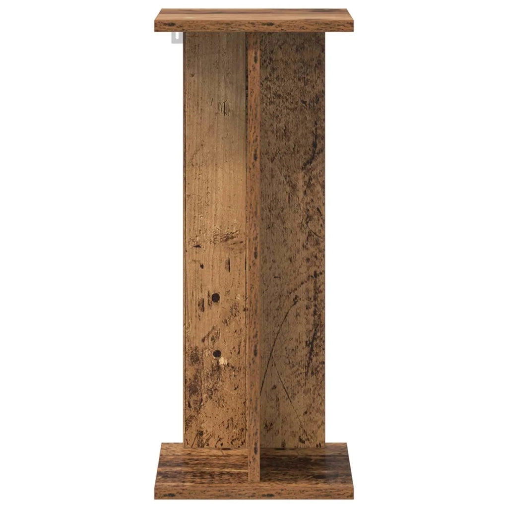 Supporto per piante 2 pcs Legno vecchio 25 x 25,5 x 60,5 cm 899671